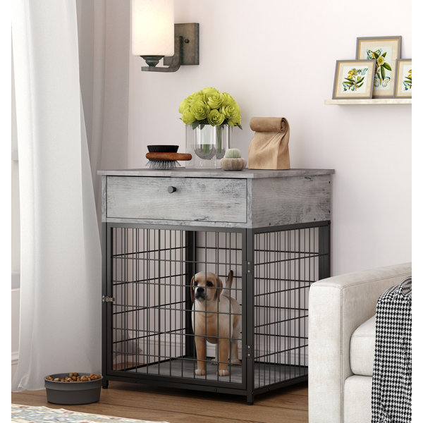 Tucker Murphy Pet™ Dog Crates For Small Dogs Wooden Dog Kennel Dog Crate End Table, Nightstand